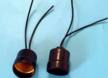 

10pcs E27 lamp bases with 8cm wire 230v 6a