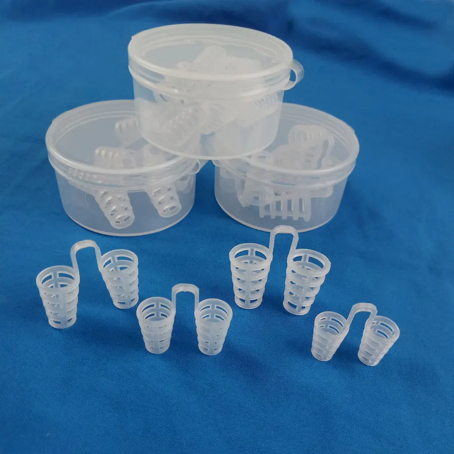 Healthy Sleeping Aid Equipment Stop Snoring Anti Snore Apnea Nose Clip Mini Transparent Anti-Snoring Device 4Pcs/Box | Красота и