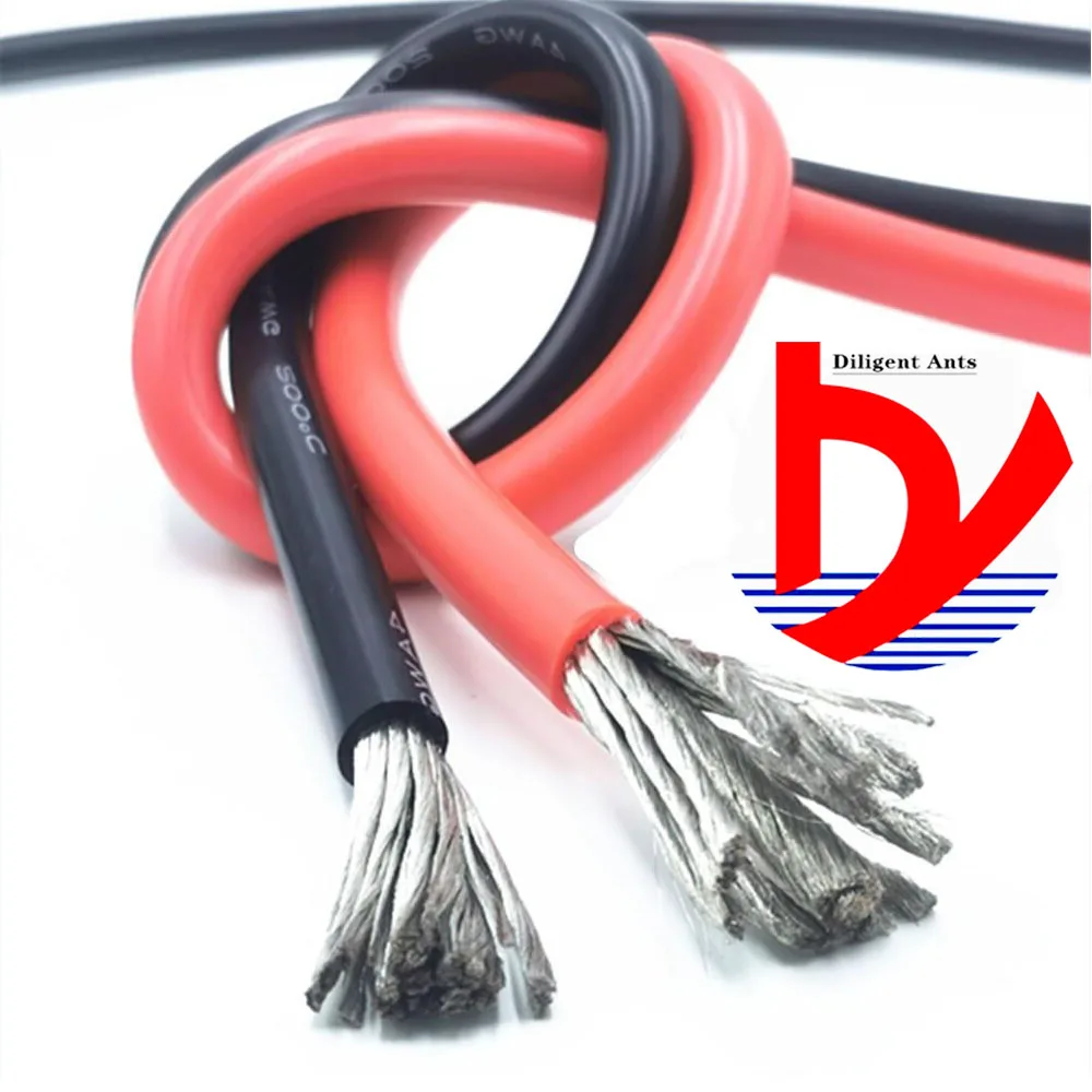

10 meters 20 meters 30 meters 40 meters RC battery line 16AWG 14AWG 12AWG 10AWG heat resistant soft silicone line
