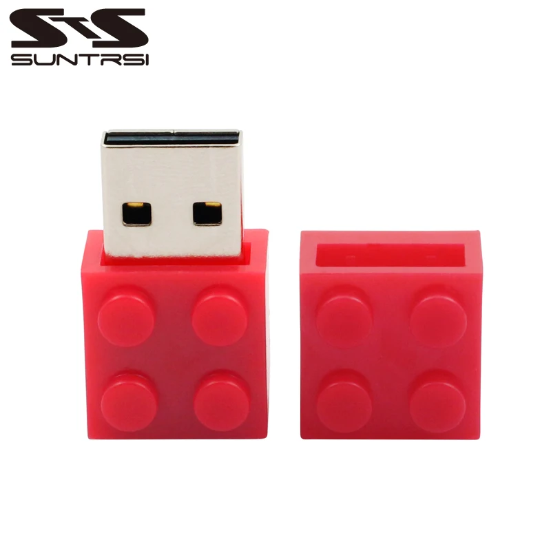 USB Flash drive 64GB Building Block Pendrive Gift Pen Drive Real