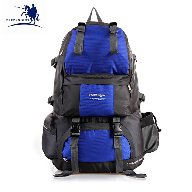 New Arrival 50L Outdoor Climbing Hiking Backpacks Waterproof Camping Backpack Quality Sport Large Travel Bag Men Women 15 Colors | Спорт и
