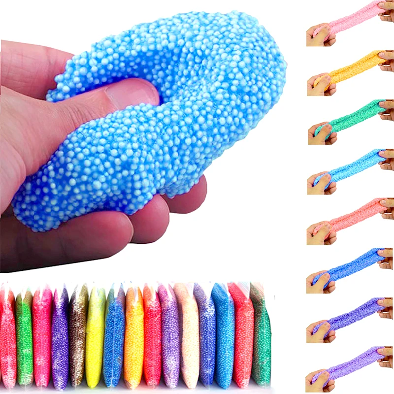 

Snow Mud Fluffy Floam Slime Toys Kids Diy Planner Oyuncak Anxiety Anti-Stress Relief Toys No Borax Squishy Squeeze Toy For Fun