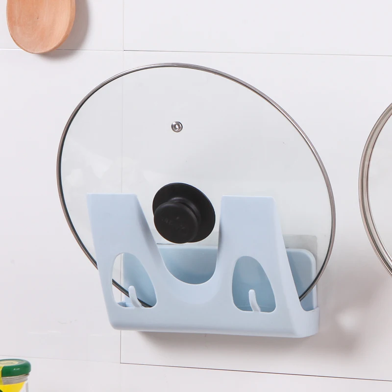 

Multi No Drilling On Wall Hanging Cutting Board Pot Lid Rack Shovel Spoon Knife Spatula Holder Lid Spoon Holder 20*5.3*15cm