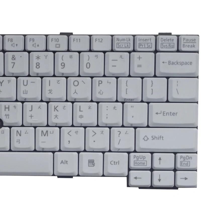 GZEELE Тайваньская US клавиатура для ноутбука Fujitsu S6230 S2210 S7210 S7111 T4020 S7010 S6311 белая клавиатура для ноутбука(Тайвань