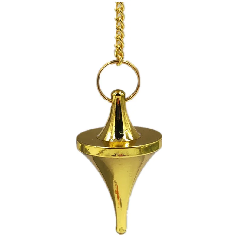 

SONGLONG pendulum pendant Reiki pendulums stone for dowsing Charms pendulum stone Amulet gold rose gold 100% Copper Material