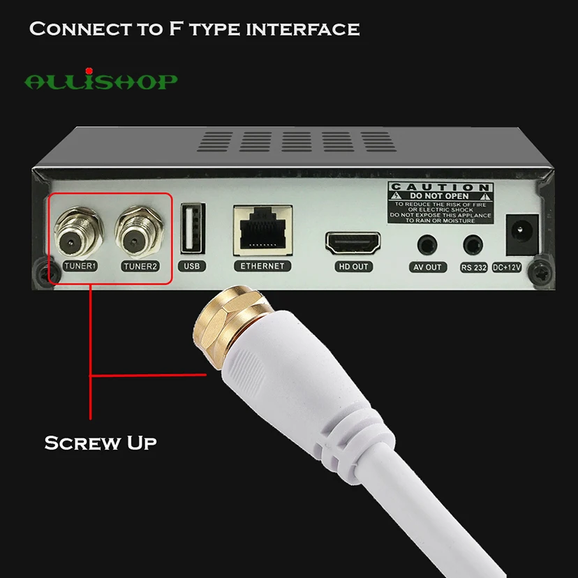 ТВ F коаксиальный кабель Flylead воздушный штекер RF RG6 спутниковый антенный Тип