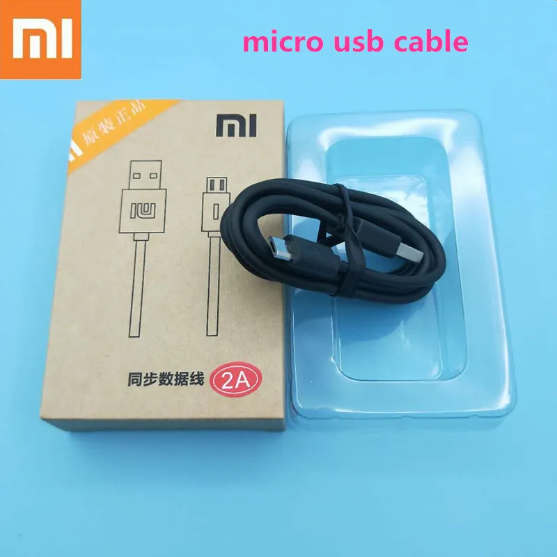 original xiaomi 120cm micro usb cable for redmi 3s 3x 3a 4 4X 5a 5 plus
