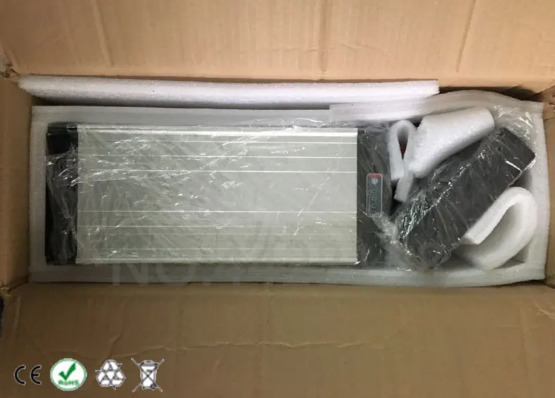 Flash Deal 48V Lithium battery 48V 27AH electric bicycle battery 48V 27Ah Lithium battery LG cell with with Tail Light for 48V 1000W Motor 5