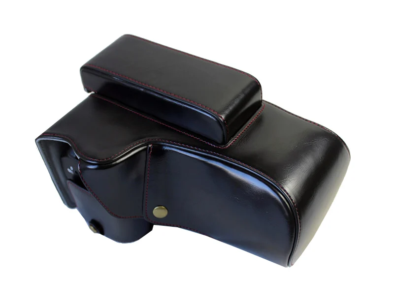 Портативный pu кожаный чехол для камеры Сумка для Nikon P1000 Чехол с отверстием батареи