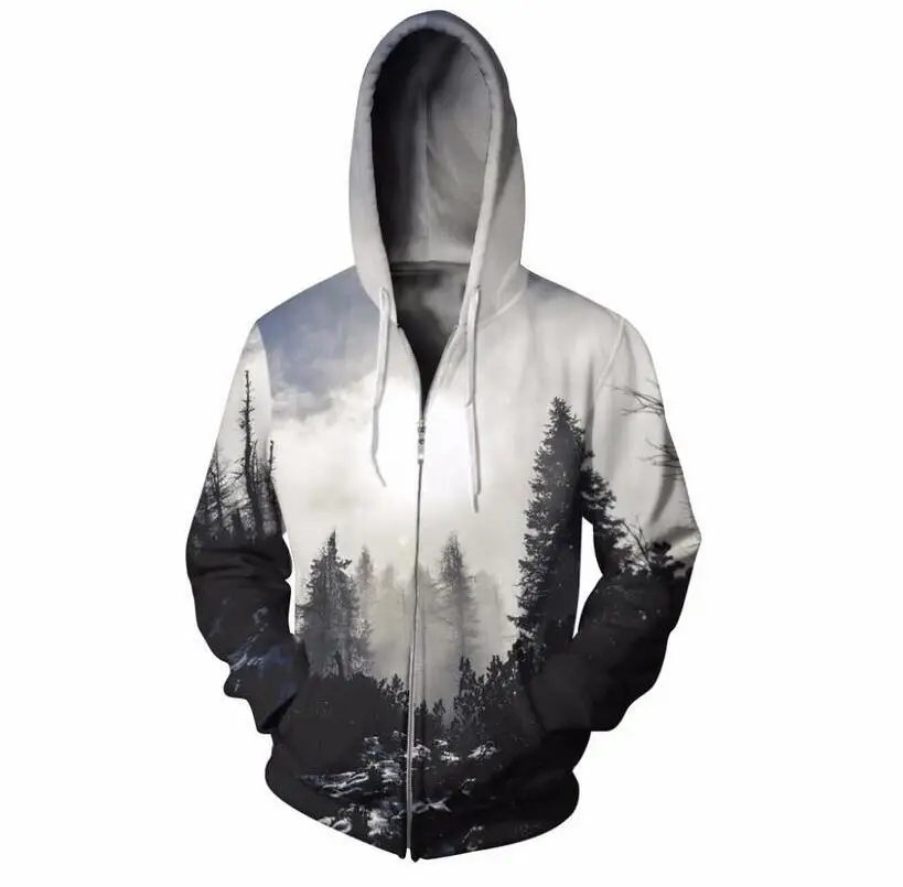 Дешево Облако стиль 2017 Harajuku стиль Dragon Ball мультфильм человек \\ женщина толстовки на молнии новинка лед печати Забавные 3d толстовки S 5XL плюс размеры