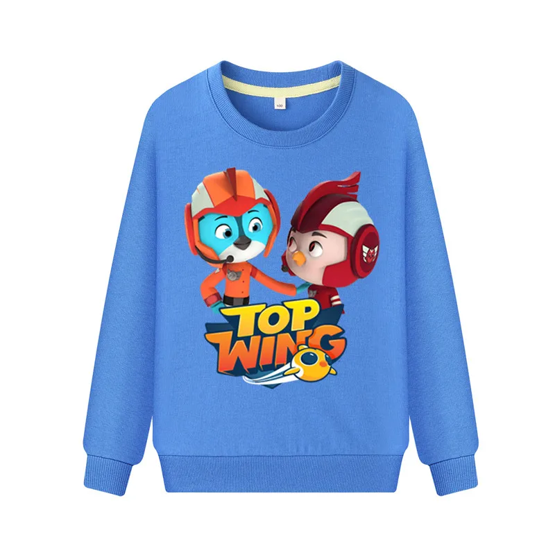 

Kids Spring Cartoon Top Wing Sweatshirts Hoodies Children Sports Long Sleeve Hoodie Clothing Boys Girls Pink Pullover Coat ZB017