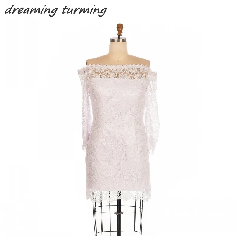 Bell Sleeves Crochet Lace Boho Hippie Wedding Dress Off Shoulder