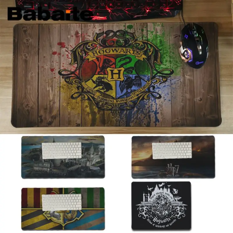 

Babaite Your Own Mats Harry Potter hogwarts Silicone Pad to Mouse Game Free Shipping Large Mouse Pad Keyboards Mat