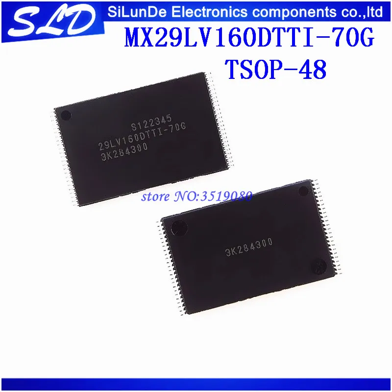 Бесплатная доставка 10 шт./лот MX29LV160DTTI-70G TSOP48 29LV160DTTI-70G IC FLASH 16 Мбит 70NS 48TSOP Новый и