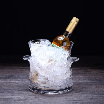 

Free shipping Handcrafted 2.7-liter Ice Barrel, Champagne Barrel, Red Wine Barrel and Whisky Bar with Lead-free Crystal