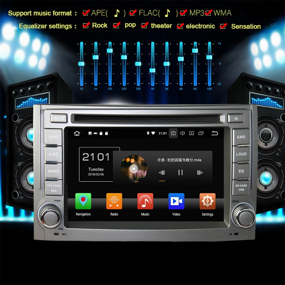Clearance 2 Din Car Stereo Bluetooth MP3 Player FM Radio for Hyundai I10 2011 2012 Android Touch Screen Auto DVD GPS WIFI AUX USB 3G TV 3