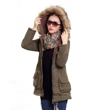 Thick Winter Coat Women Army Areen Parkas Inverno Para As Mulheres Casacos De Inverno Feminino Giubbotti Invernali Donn Z25