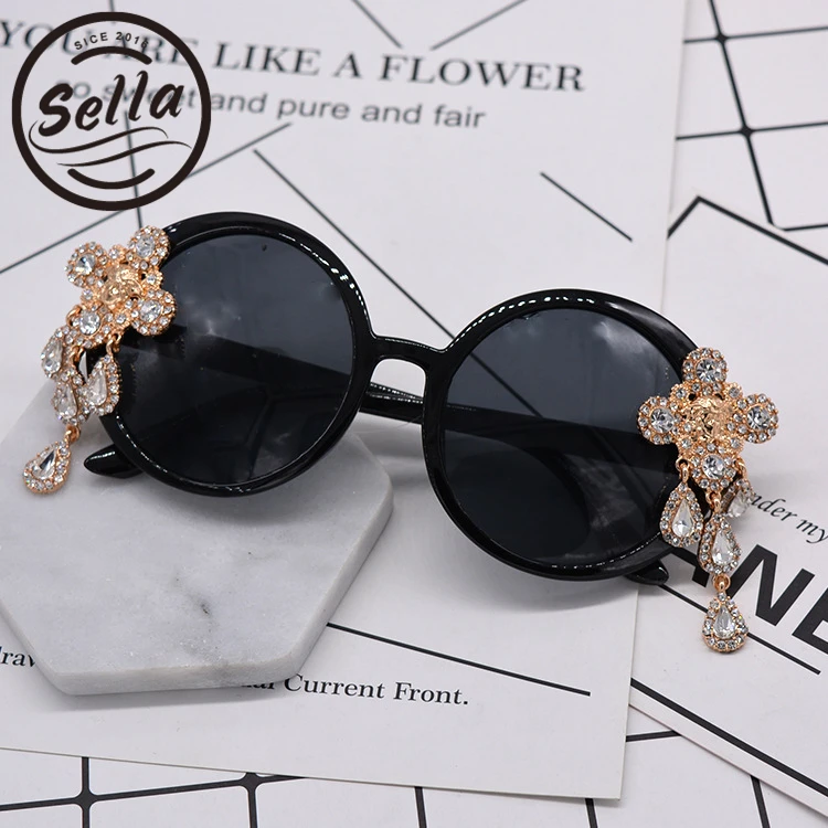 Женские солнцезащитные очки в стиле барокко с головой тигра|brand sun glasses|designer