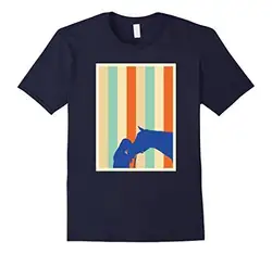 Винтаж лошадь футболка для Для мужчин лошадник рукавом летняя футболка Для мужчин футболки, топы, одежда футболка с длинными рукавами