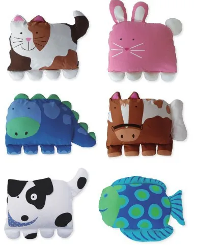 

6 Deisgns Big Size-Animal printed cartoon baby pillow cover /Kids Modeling Animal-shaped Pillowcases/Children's Pillowcase