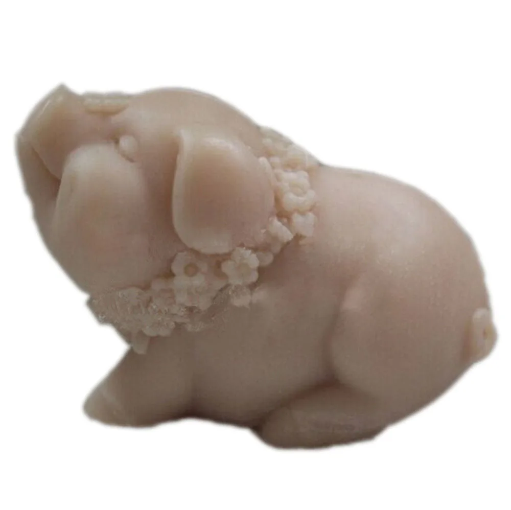 

Grainrain 3D Pig Silicone Soap Mold Craft Molds DIY Handmade Soap Candle Resin Mould