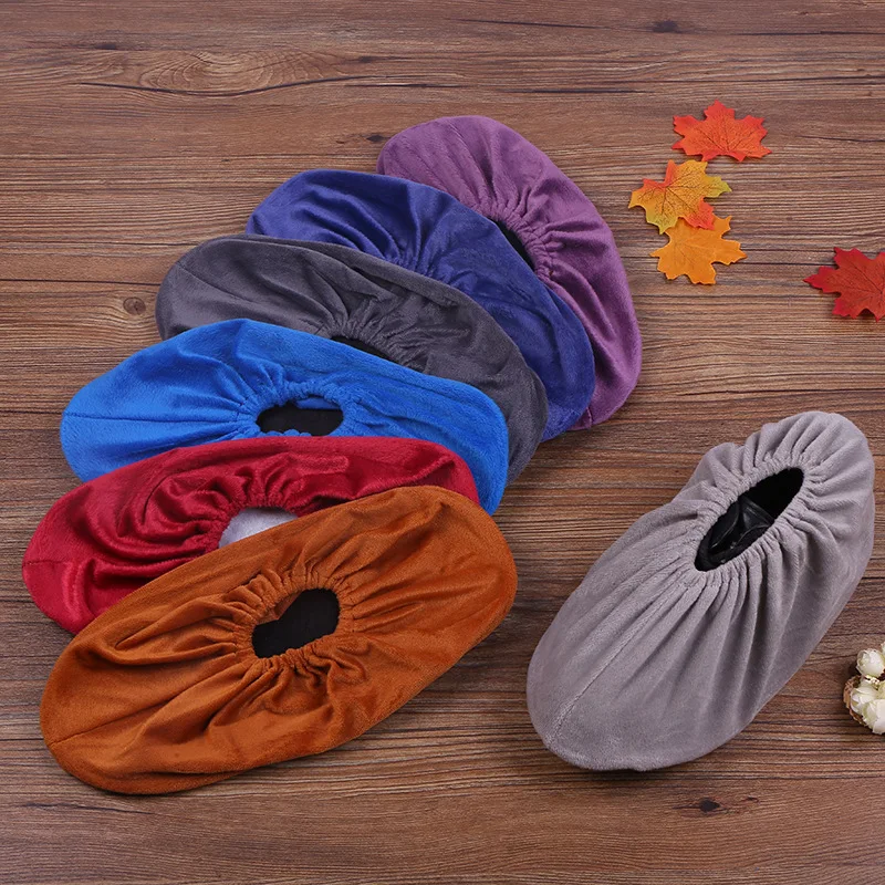 

1Pair Thicken Reusable Elastic Shoe Cover Home Indoor Anti-slip Overshoes Unisex Machine Room Flamingo Dust Proof Feet Covers