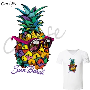 

Cool Iron On Patches Summer Fruits Easy Print By Household Irons Parches Ropa T-Shirt Diy Decoration Appliques On Clothes