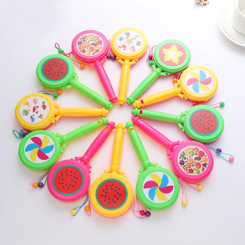 1pc Newest Funny Children Plasitc Baby Rattles Mobiles Lollipops Vocal