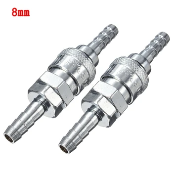 

500Pcs/Lot 8mm Male Female Gas Hose Copper Nozzle Quick Release Connector Caravan BBQ SH+PH