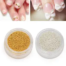 5g/Box Gold And Silver Nail Glitter Nail Beads Do Not Fade Metallic Decorat Y505