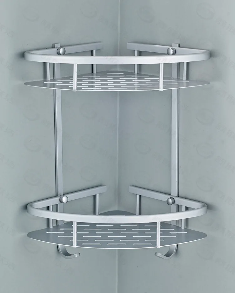 Smartlife Two Layer Wall Mounted Bathroom Rack Towel Washing Shower Basket Bar Shelf bathroom accessories shampoo holder ping Smartlife Two Layer Wall Mounted Bathroom Rack Towel Washing Shower Basket Bar Shelf bathroom accessories shampoo holder ping