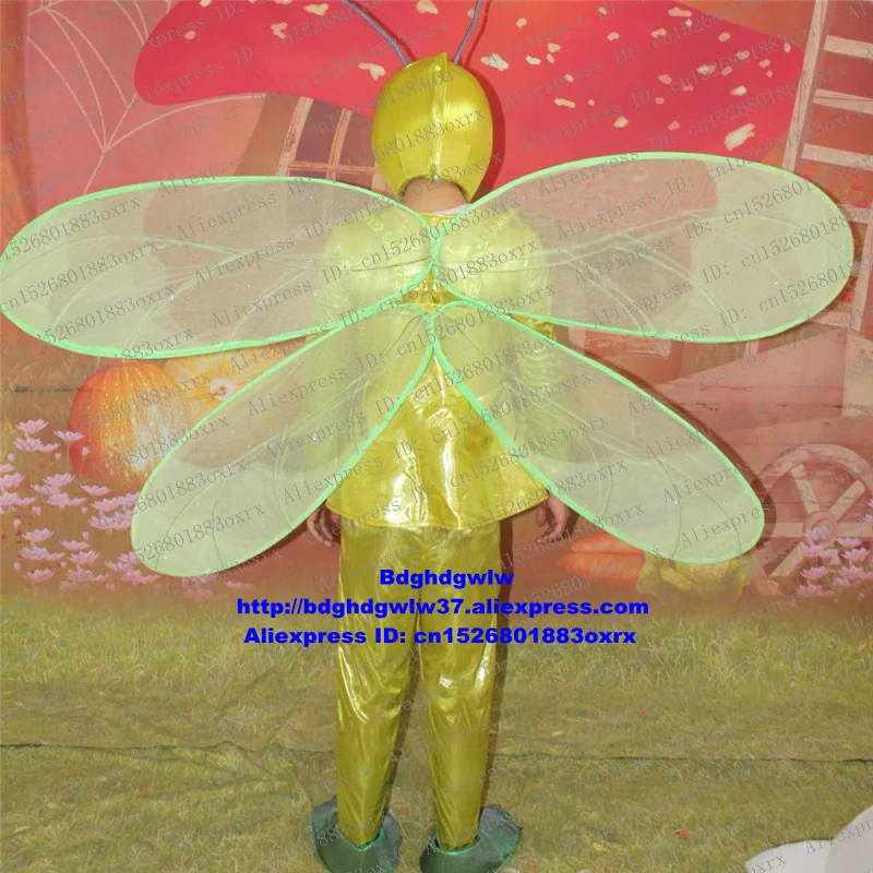 Стрекоза муха Mosca Glowworm огненный червь пожарная муха насекомое талисман костюм Взрослый персонаж брендовый планирующий привлекательный zx2271