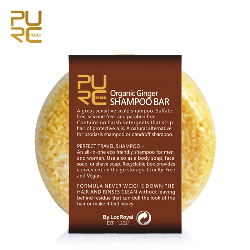 Ginger shampoo bar