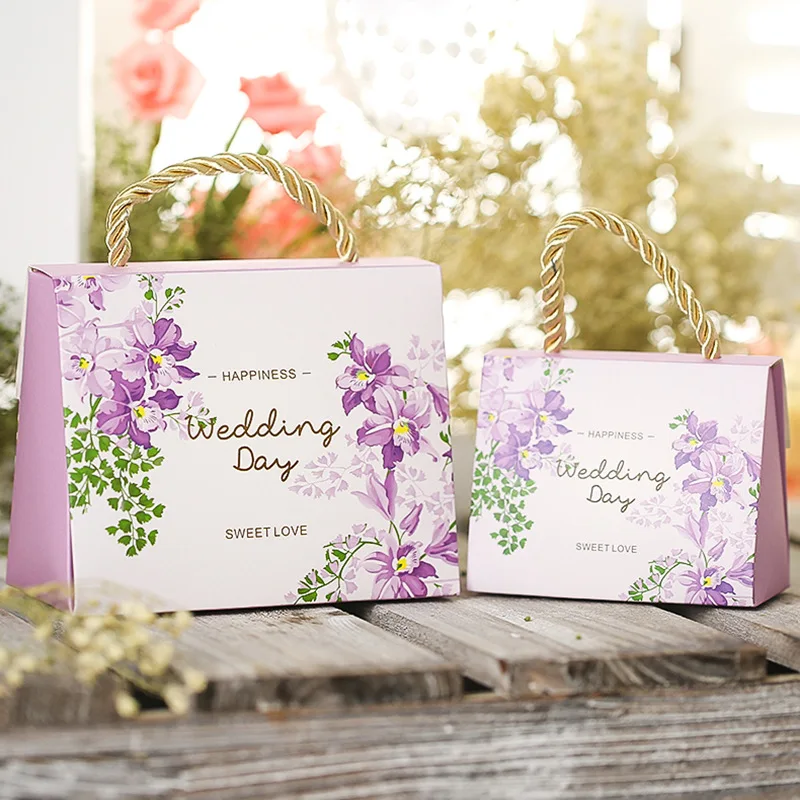 

Free shipping High-quality Butterfly Flower Candy Boxes Wedding favors Portable Gift Box Party Favor Decoration 100pcs/lot