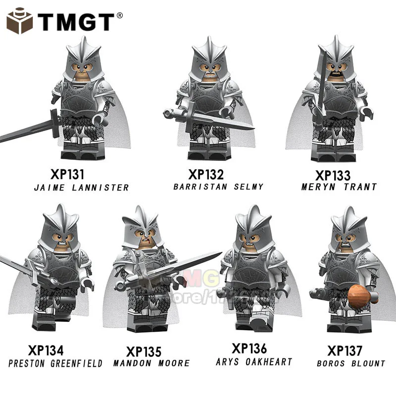 

TMGT Single Sale Game of Thrones Silver Meryn Mondon Boros Jaime Preston Ice and Fire Figures Building Blocks Toys for Children