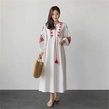 

New Style 2019 Dress Sexy Women Lantern Sleeve Casual Loose Evening Party Strapless Three Quarter Body con Dresses Wholesale