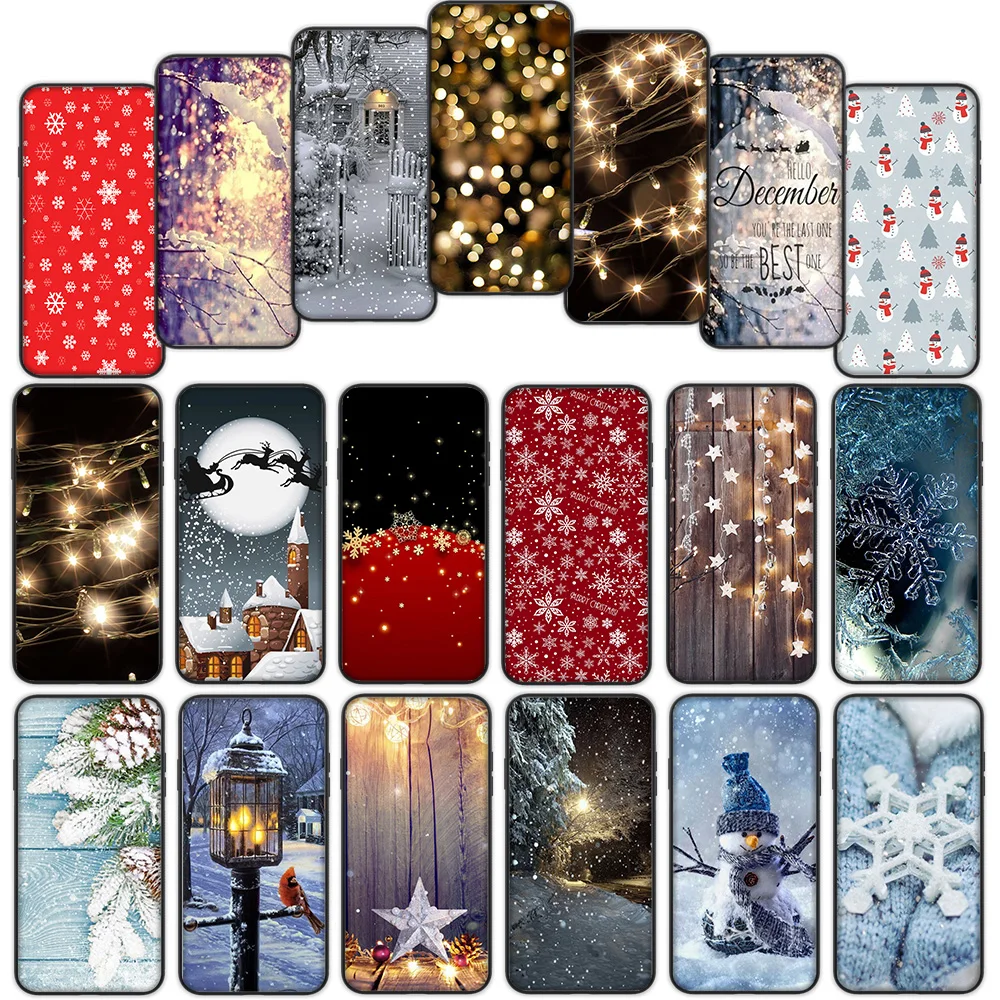

Winter Snow Snowman Light Soft Cover Case for Xiaomi Mi6 Mi9 Mi8 Lite SE A1 A2 Lite Pocophone F1 MAX 3
