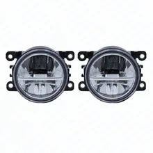 2pcs Car Styling Round Front Bumper LED Fog Lights DRL Daytime Running Driving fog font b