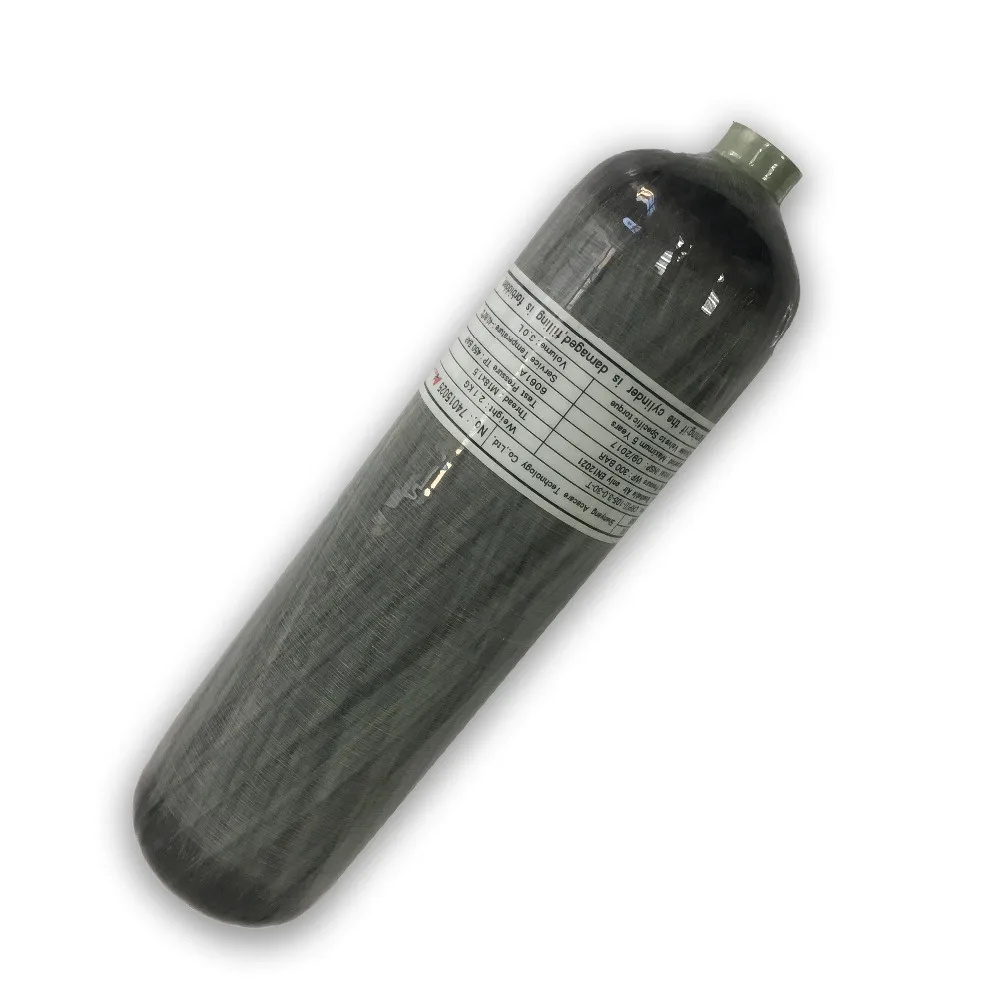 AC103 3L 4500Psi Pcp Airgun Paintball Cylinder For Diving Rifle Compressed Air Gray Carbon Fiber Tank Scuba | Безопасность и
