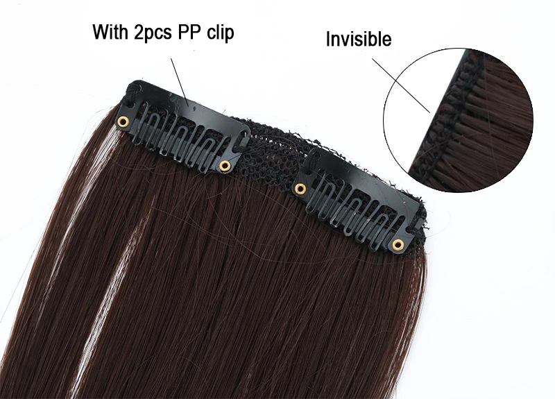 Similler One Piece Strips Colored Highlight Synthetic Hair Extensions Clip In Ombre 22\ Similler One Piece Strips Colored Highlight Synthetic Hair Extensions Clip In Ombre 22\