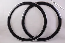 50mm 700c Carbon road bike light Wheelset Carbon Clincher bike Alloy Brake Rim