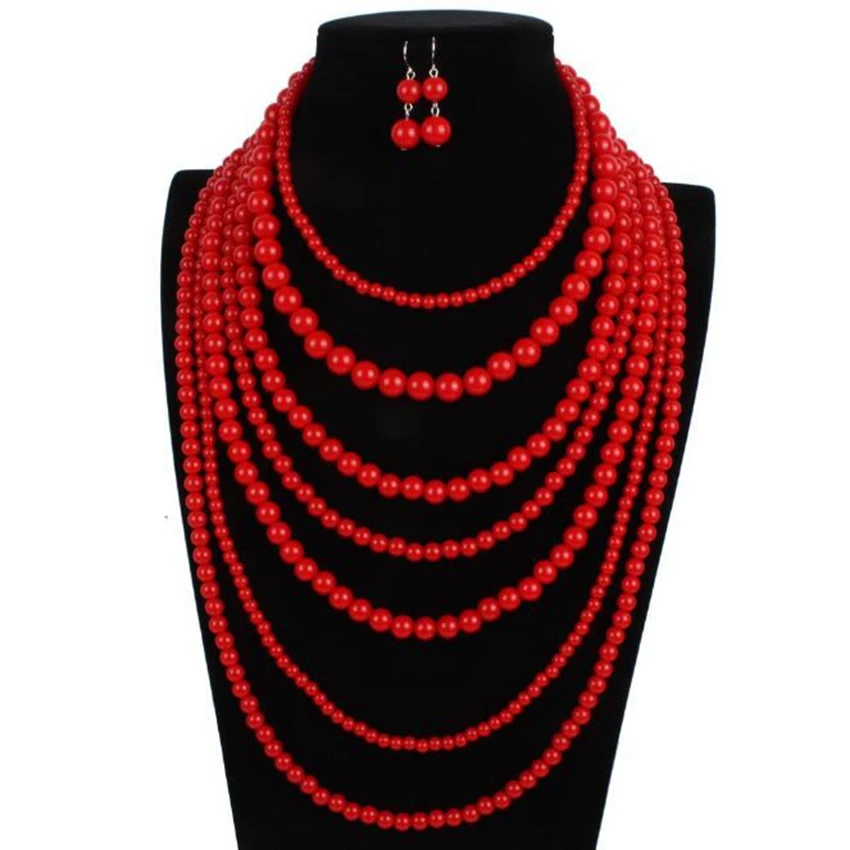 statement necklace earrings set (3)