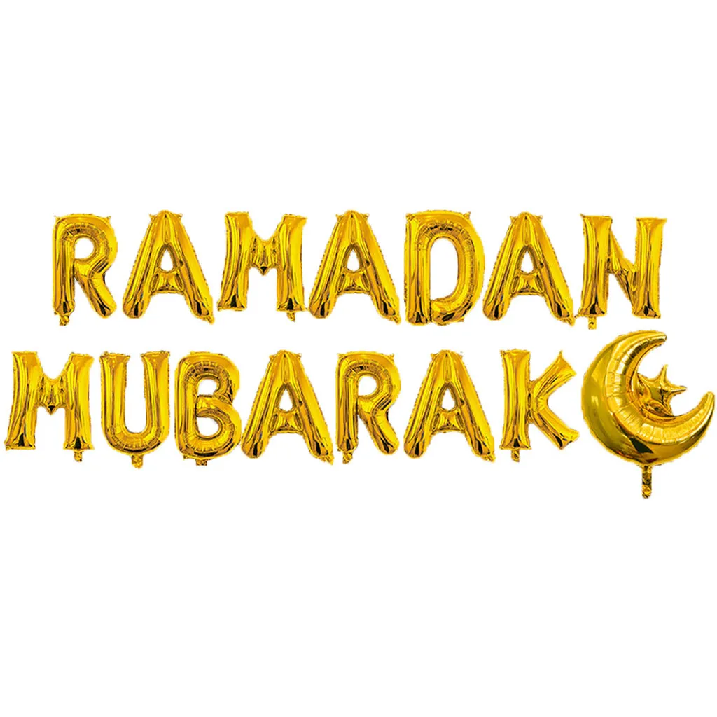 Праздничные украшения EID MUBARAK Eid Mubarak воздушный шар Ближний Восток вечерние украшения алюминиевая пленка 6,12 - Цвет: E