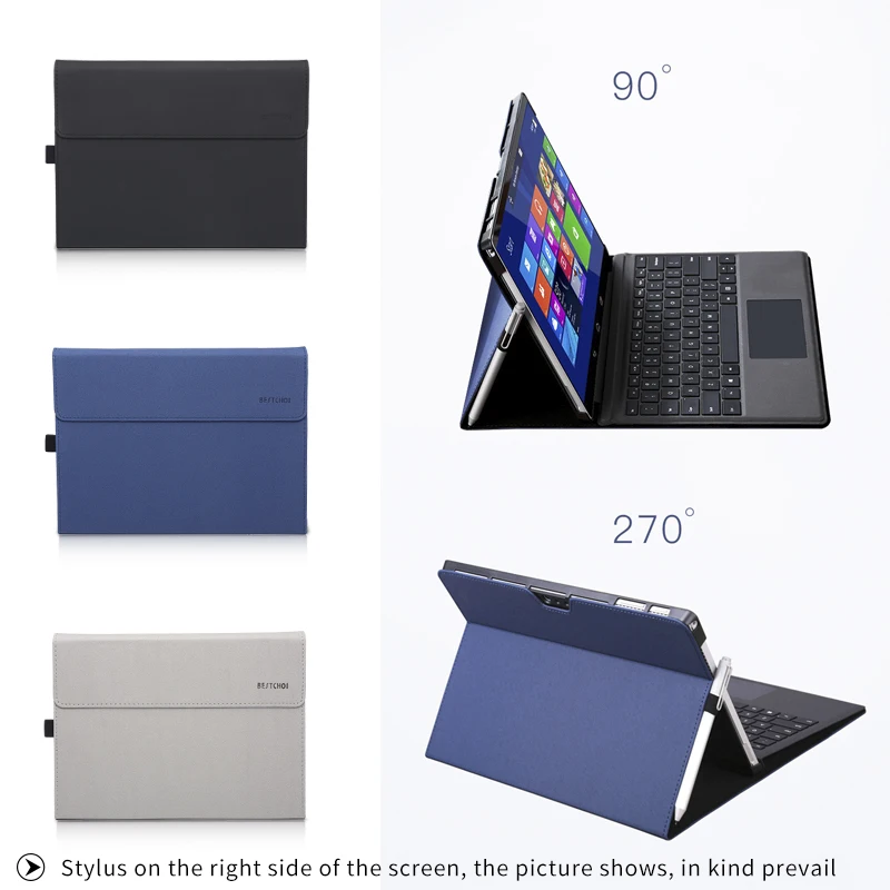 Чехол для ноутбука планшетов подставка держатель microsoft surface pro 4/pro 5 ноутбук рукав