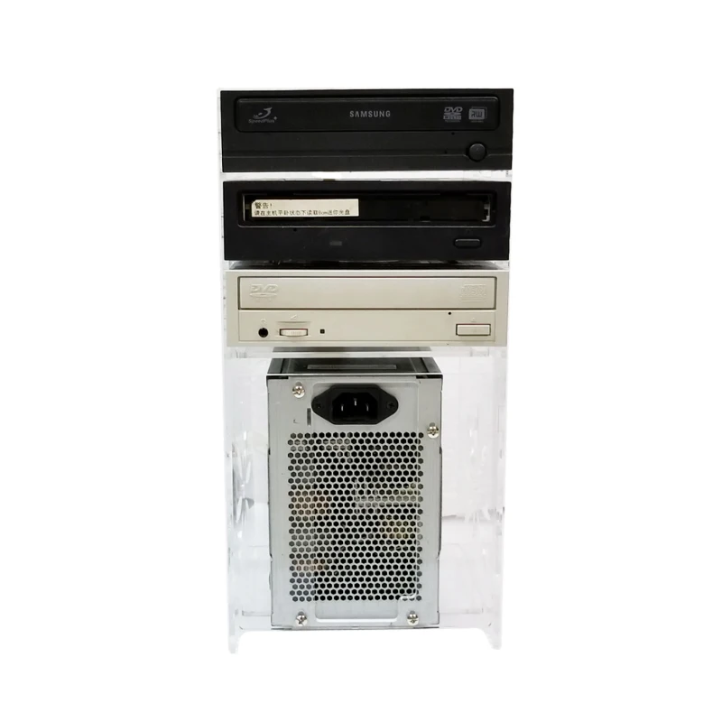 

Optical drive power bracket Optical drive box 5.25 power box Acrylic transparent hard drive bracket standard power supply