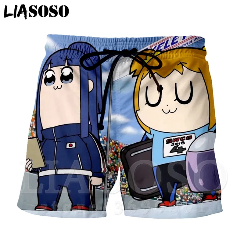 LIASOSO 3D принт Аниме ПОП команда эпические забавные девушки крутые мужские шорты летние пляжные шорты бордшорты брюки хорошего качества X1251