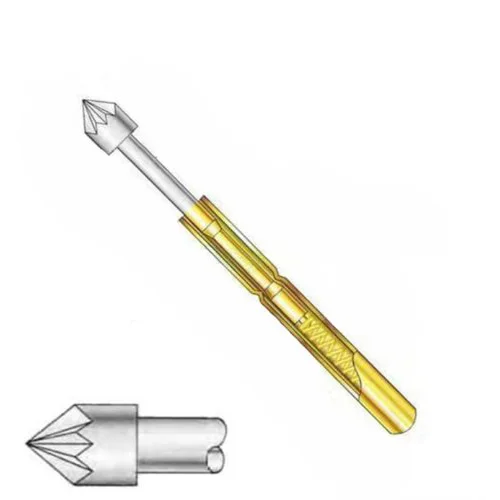 Новый Лидер продаж продвижение Generic Весна Тесты зонд pogo Булавки P75 lm2 1.02 мм диаметр 16 мм Длина 100 г pack 100 Цвет золото