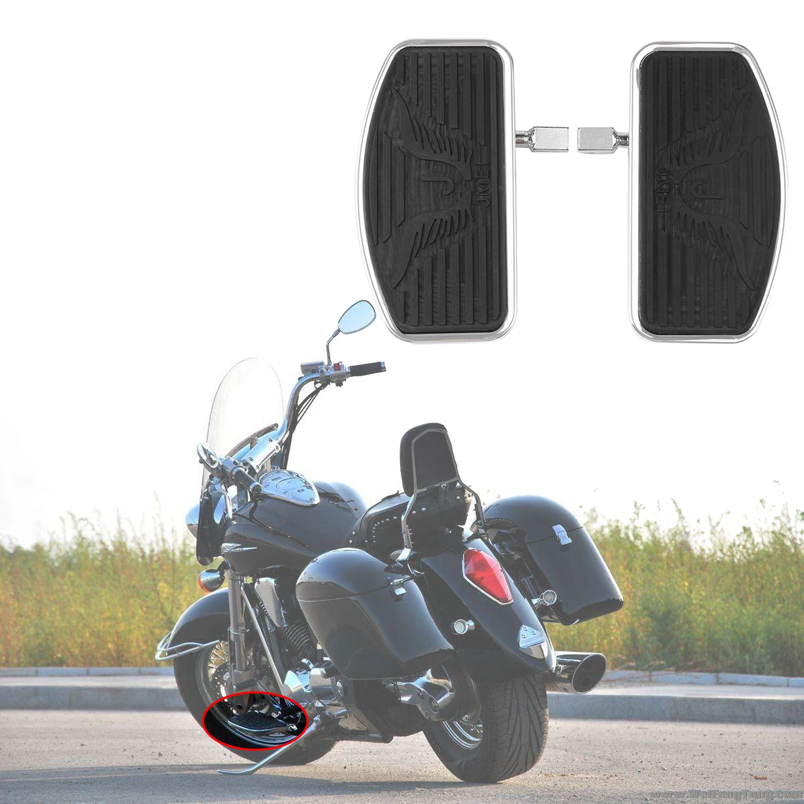 Artudatech для Honda Shadow Aero 750 VT750 мотоциклетные передние и задние подножки аксессуары