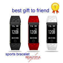 Новые IP68 Водонепроницаемый • отслеживание пульса в реальном времени монитор сердечного ритма Смарт Браслет Bluetooth 4,0 Шагомер монитор сна смарт-браслет