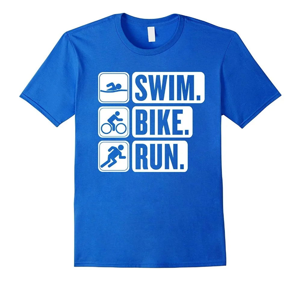 Men 2019 Summer Round Neck Men T-Shirt T-Shirt Hipster Cool O Neck Tops Swim Bike Run Swimmer T-Shirt Logo T-Shirts